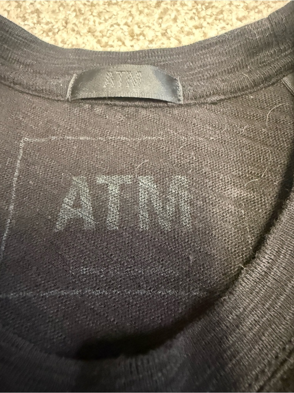 ATM Anthony Thomas Melillo Schoolboy Slub Short Sleeve Crewneck Tee - Picture 4 of 7
